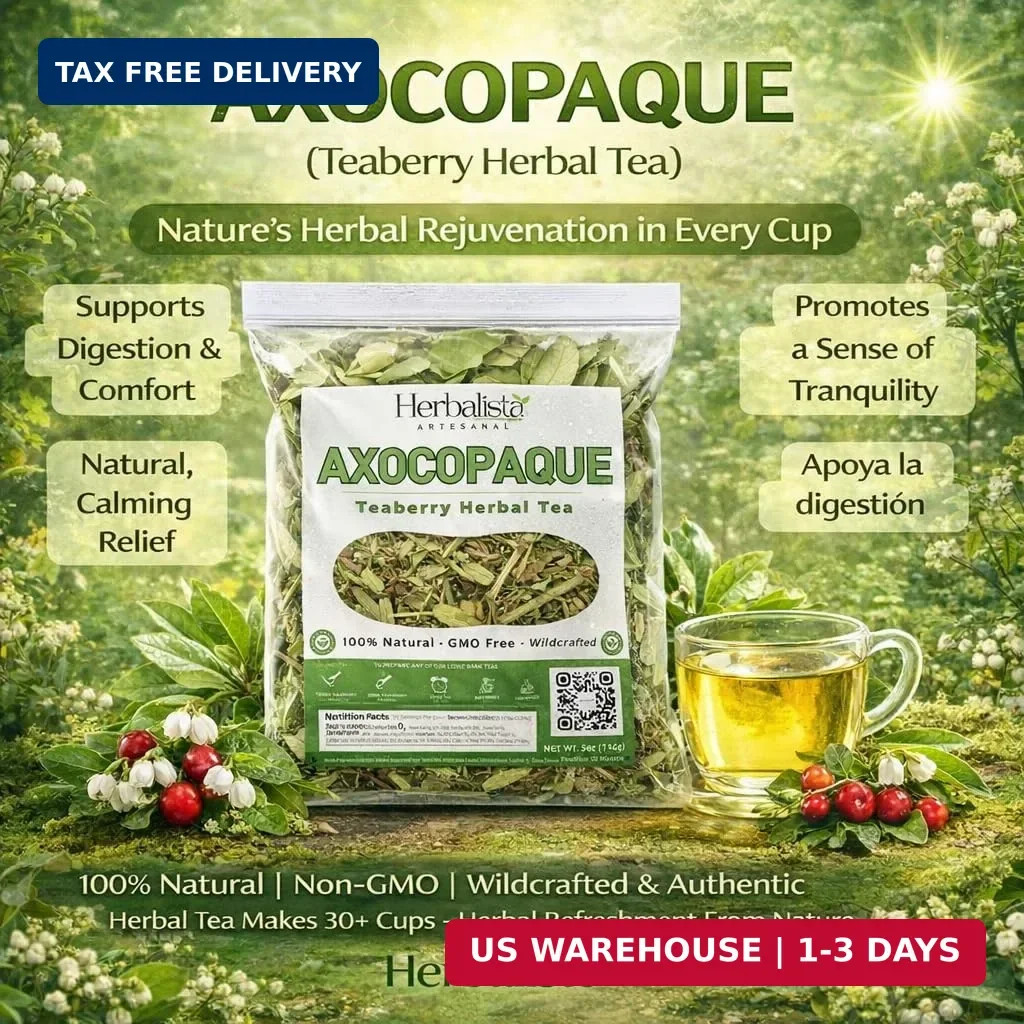 NEW Viral Axocopaque Tea 5oz (141g) – Better Value! | Tearberry Herbal Tea – 40+