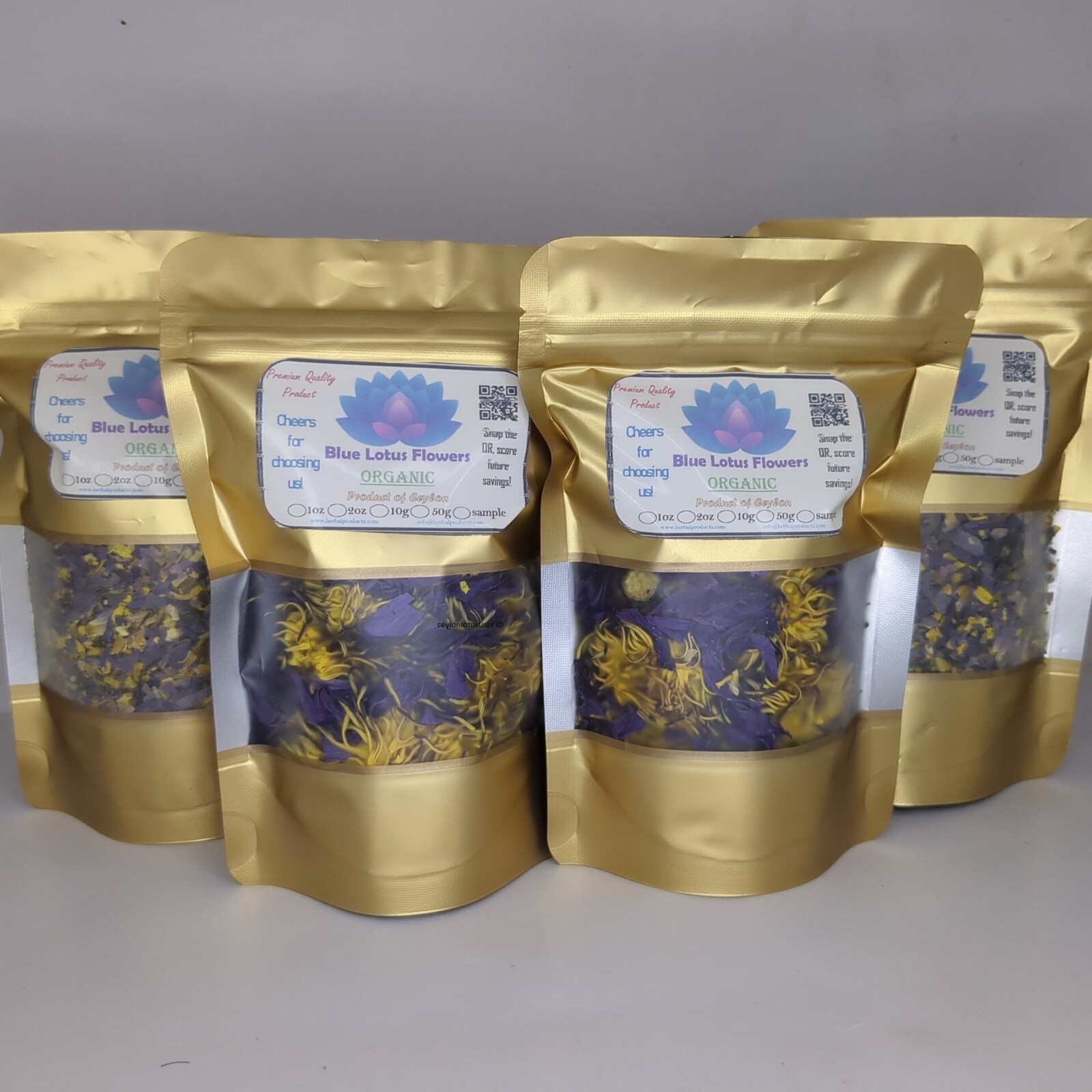 Blue lotus Flower| Dried Nymphaea caerulea Organic Natural Ceylon Herbal Tea 1oz