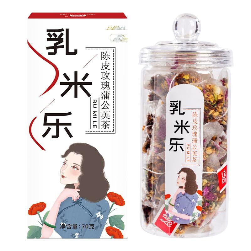 Orange Peel Rose Dandelion Tea Bags(20bags),Jasmine Red Date Floral Tea 70g