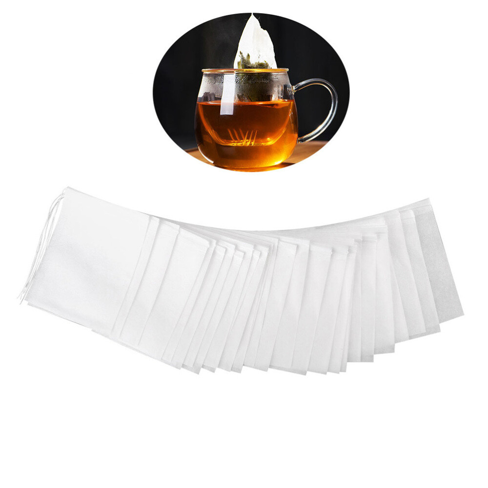 loose tea filter bags food strainer bag Drawstring Tea Bag Filter Portable Paper