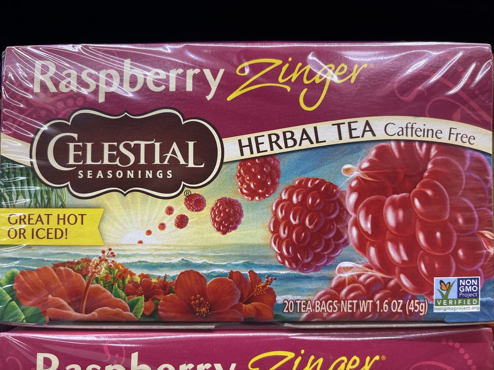 Celestial Seasonings Herbal Tea – Raspberry Zinger – 20 Bags