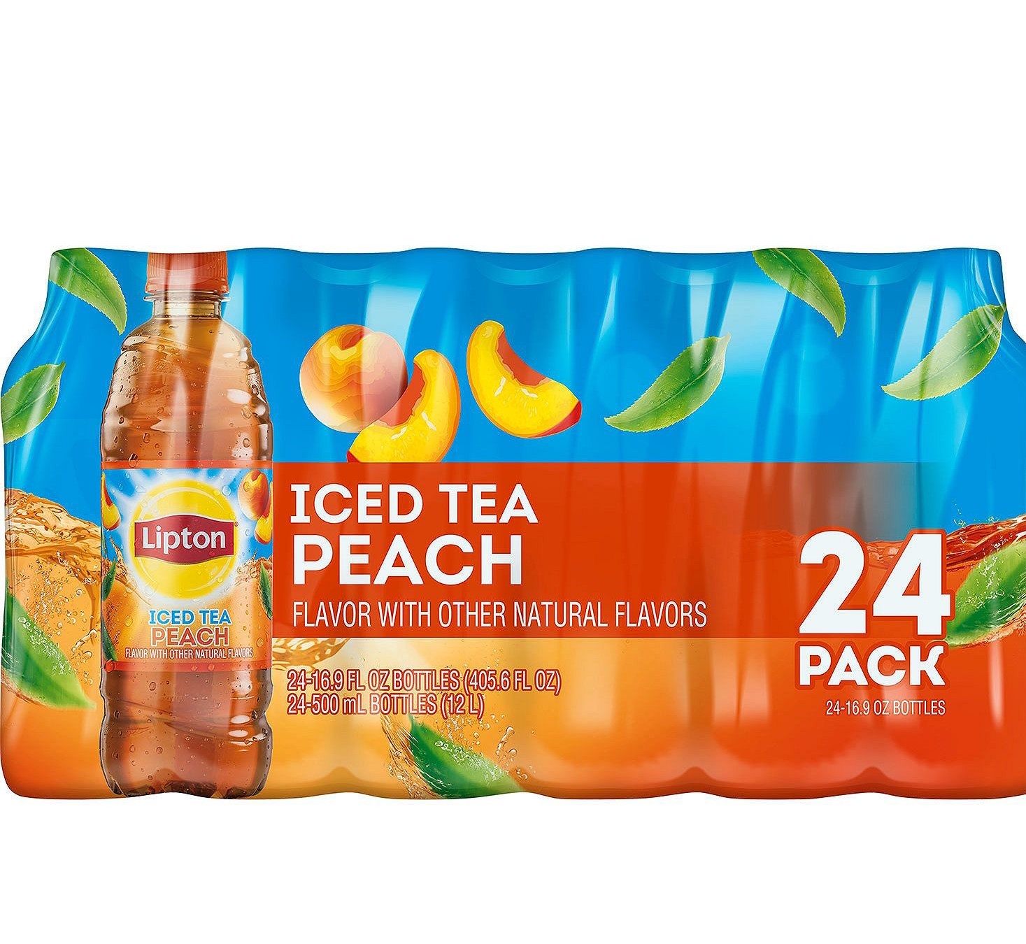 LIPTON PEACH ICED TEA (16.9 Oz., 24 BOTTLES) OTHER NATURAL FLAVORS