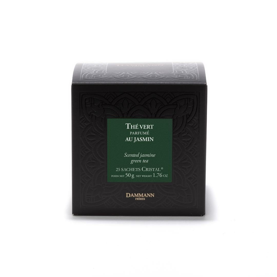 Dammann Freres Sachets, Vert Au Jasmin Tea Bags, Premium Gourmet French Jasmi…
