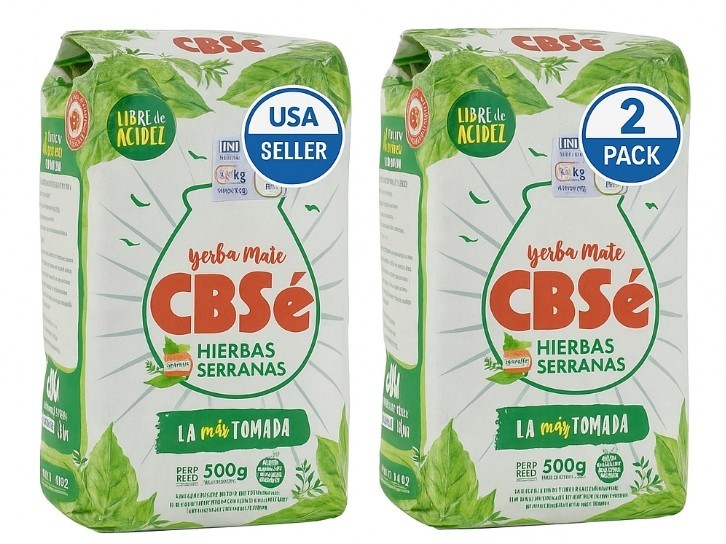 Yerba Mate CBSE todas las sabores ( all flavors)500g