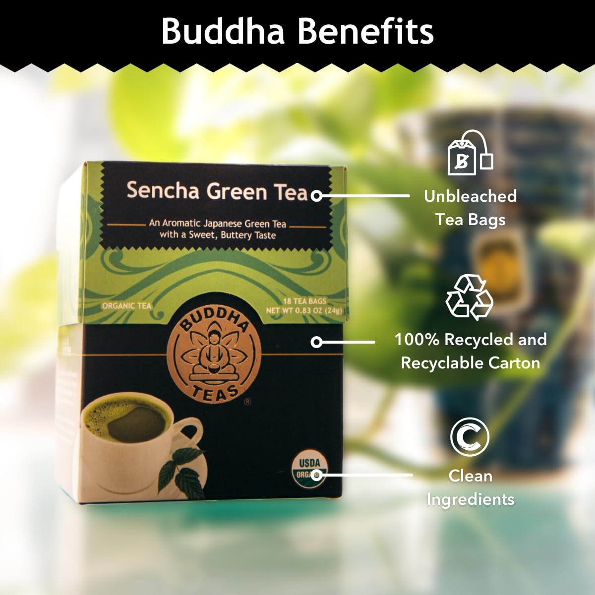 – Organic Sencha Green Tea – For Health & Wellbeing – Japanese Green Tea – Wi…