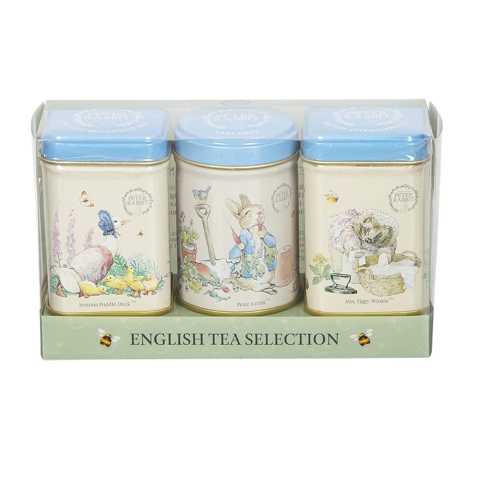 Beatrix Potter Mini Tea Tins 3 Piece Assortment With Loose English Tea