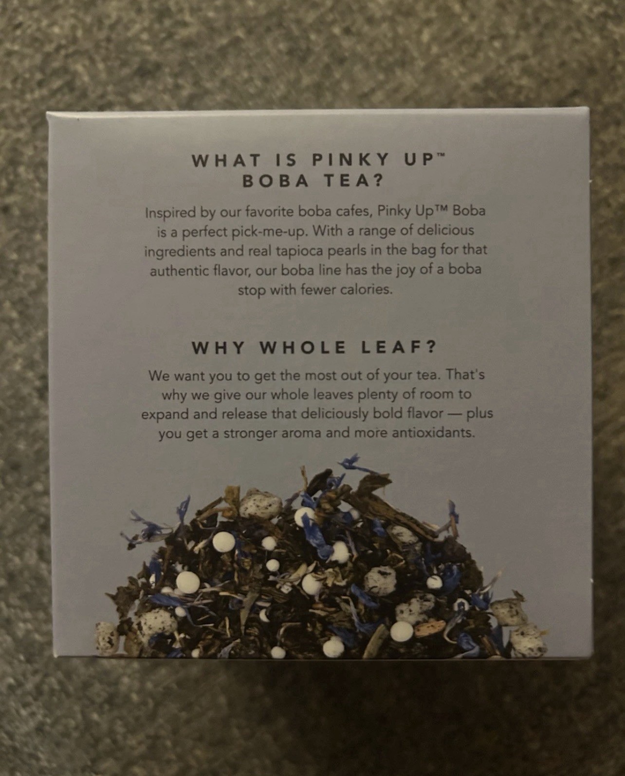 40 BOXES of Pinky Up Boba Tea Bags, comes w 12 tea bags in each box.