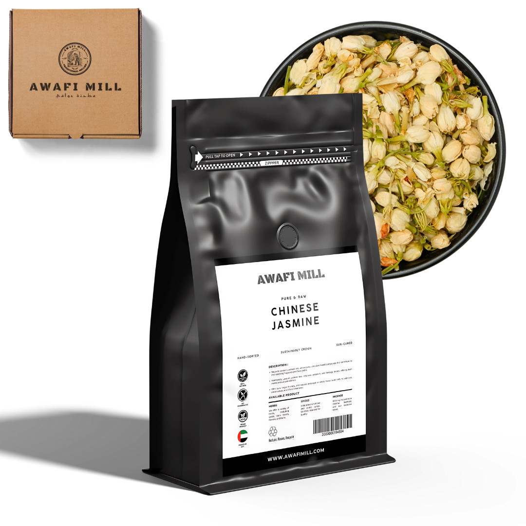 AWAFI MILL Chinese Herbal Jasmine Flower Tea – 250 g | 9 Oz