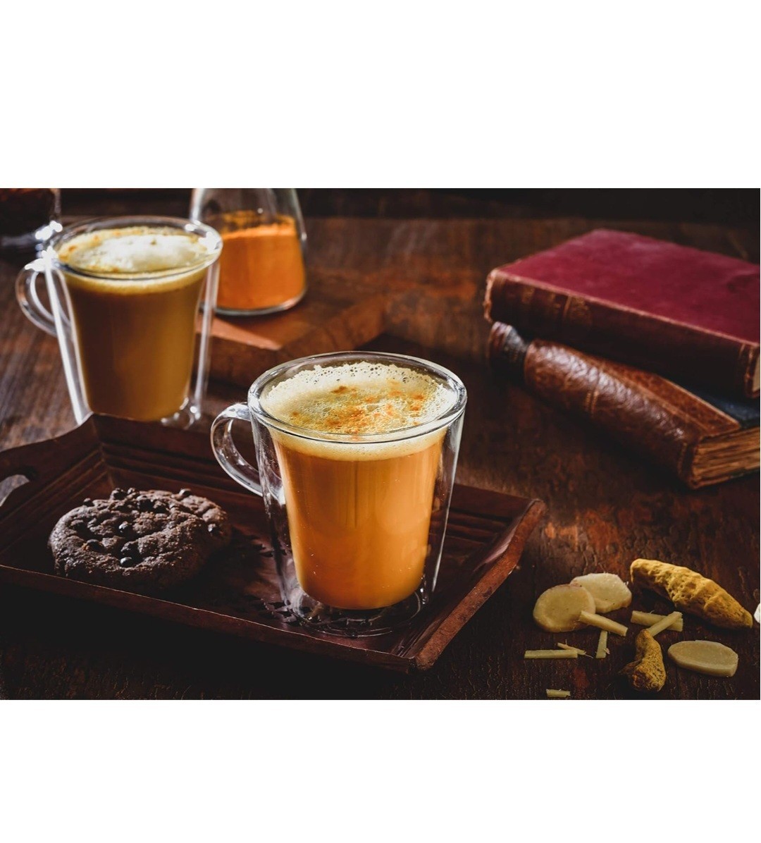 QuikTea Chai Tea Latte, Tumeric Ginger, 34 Oz, 10 count (Pack of 4)