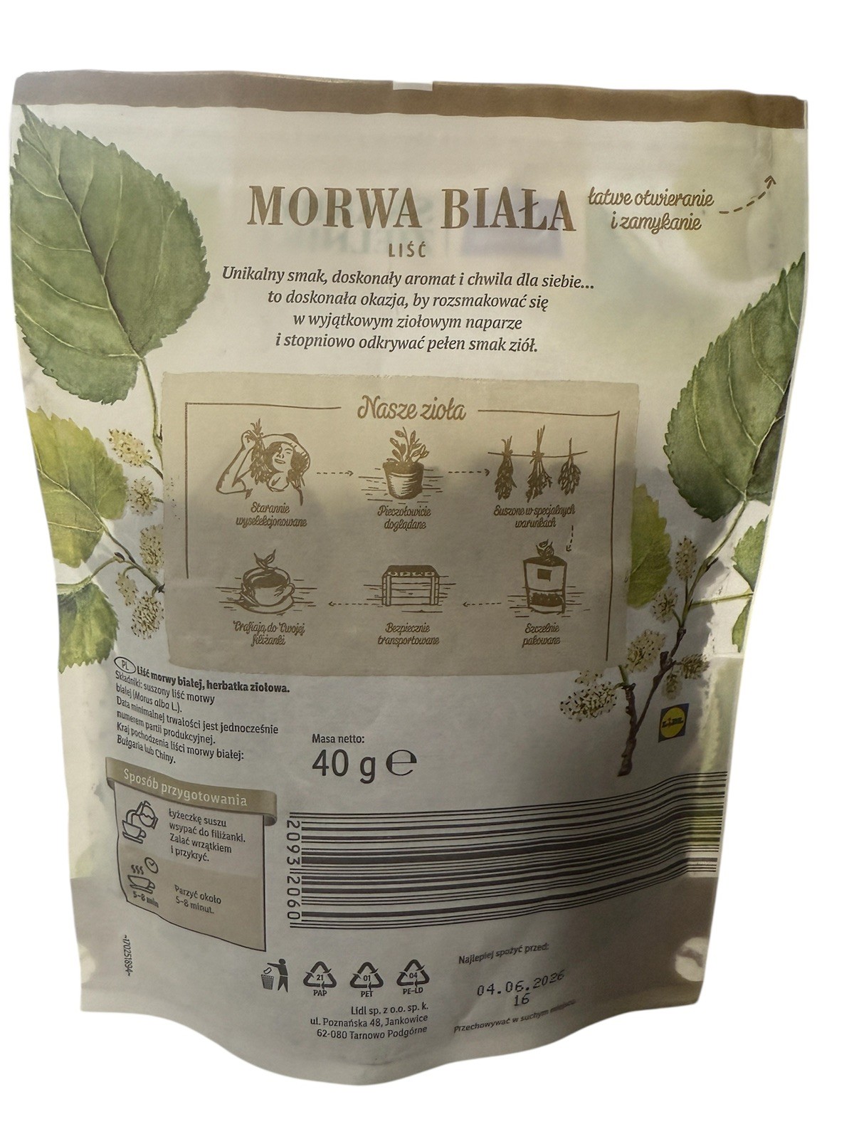 LORD NELSON – Morwa Biała ( White Mulberry ) Tea – 40g – Morus Alba L.