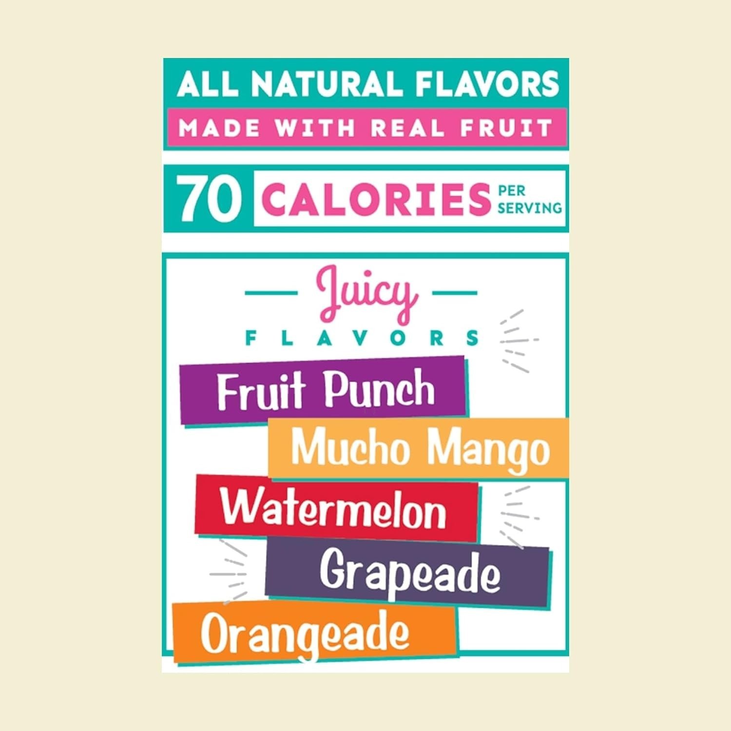 0.9 oz Iced Tea Fruit Snacks – 10 Count of Gluten Free and Fat Free Delights