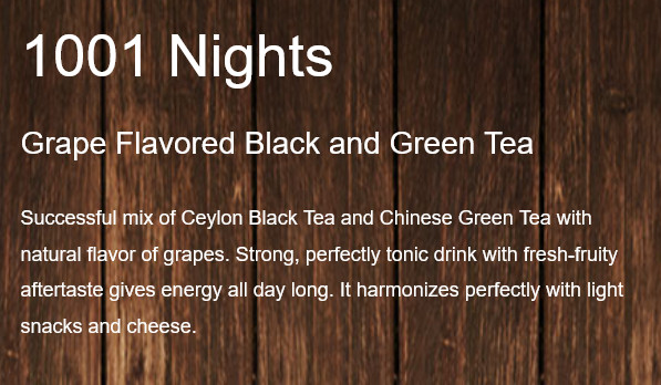 MONOMAX 1001 NIGHTS Black & Green tea 20 PYRAMIDS x2g Made in Ukraine