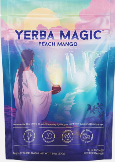 yerba magic peach mango