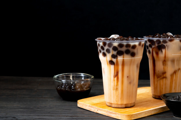 Premium HOKKAIDO Creamy MILK TEA Boba Bubble Tea Tapioca Smoothie Latte DIY Kit