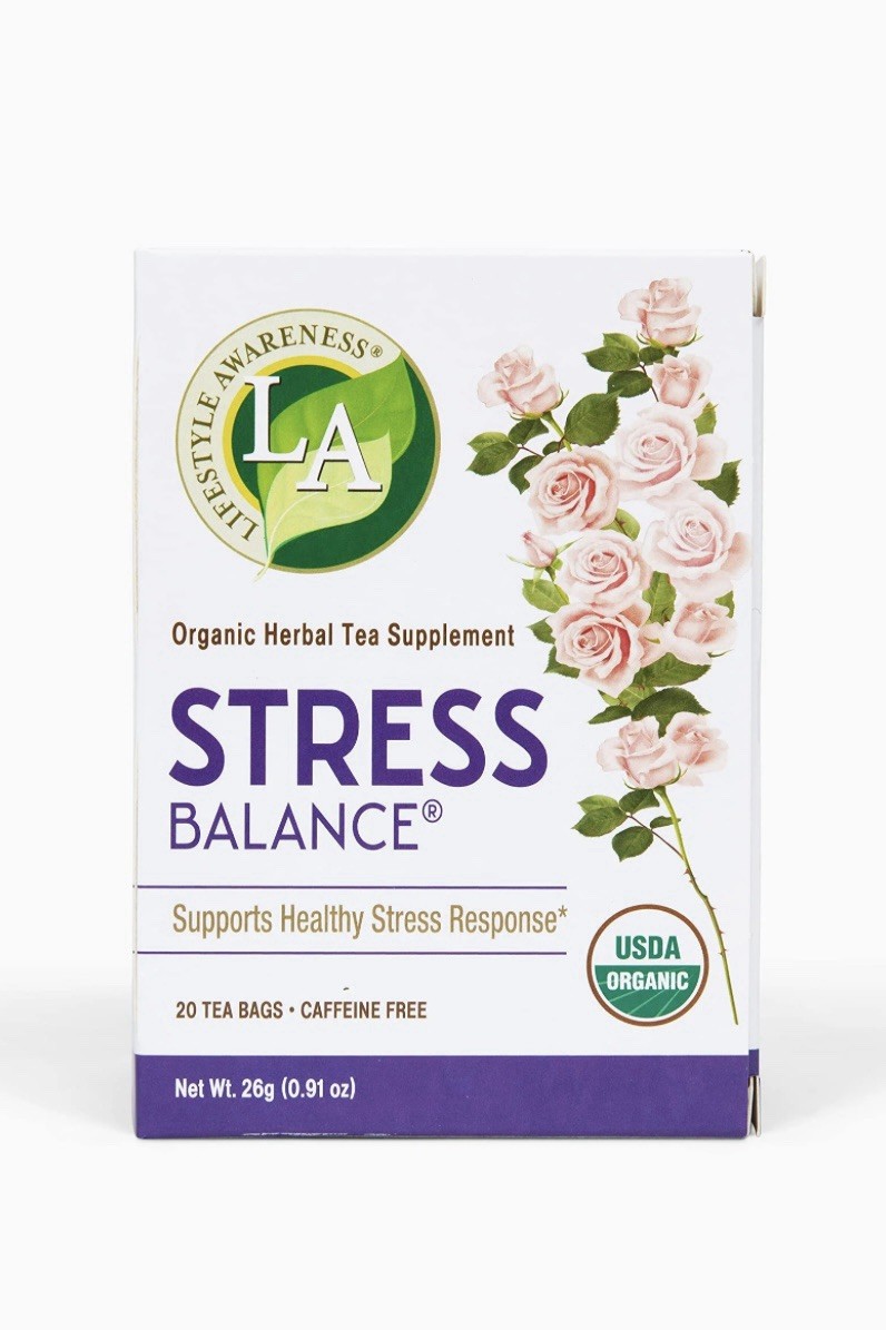 Lot Of 2’ Lifestyle Awareness Caffeine Free Stress Balance Tea, 20 Count