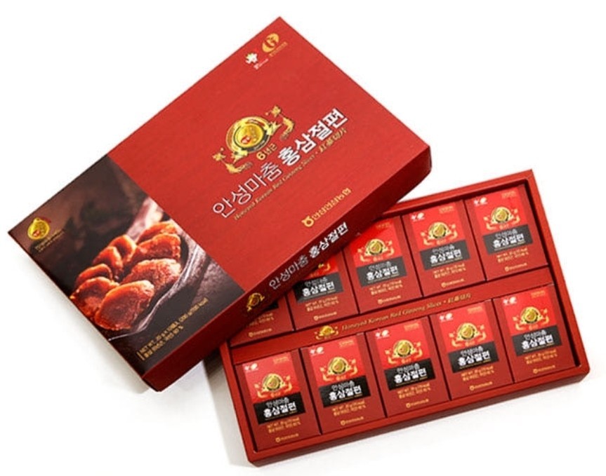 [An Seong Nonghyup] Korean 6 Years Red Ginseng Slices 20g × 10
