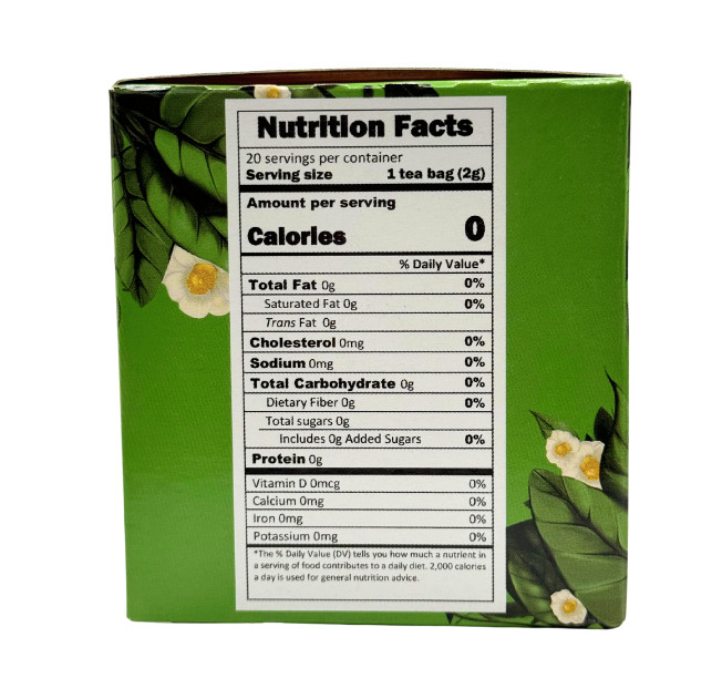 Therbal Green Tea Infusion Herbs Te Verde Te Instantaneo 20 tea bags