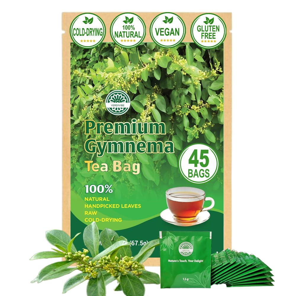 Gymnema Tea Bags for Diabetics – COLD-DRIED for Maximum Freshness and Nutrient R