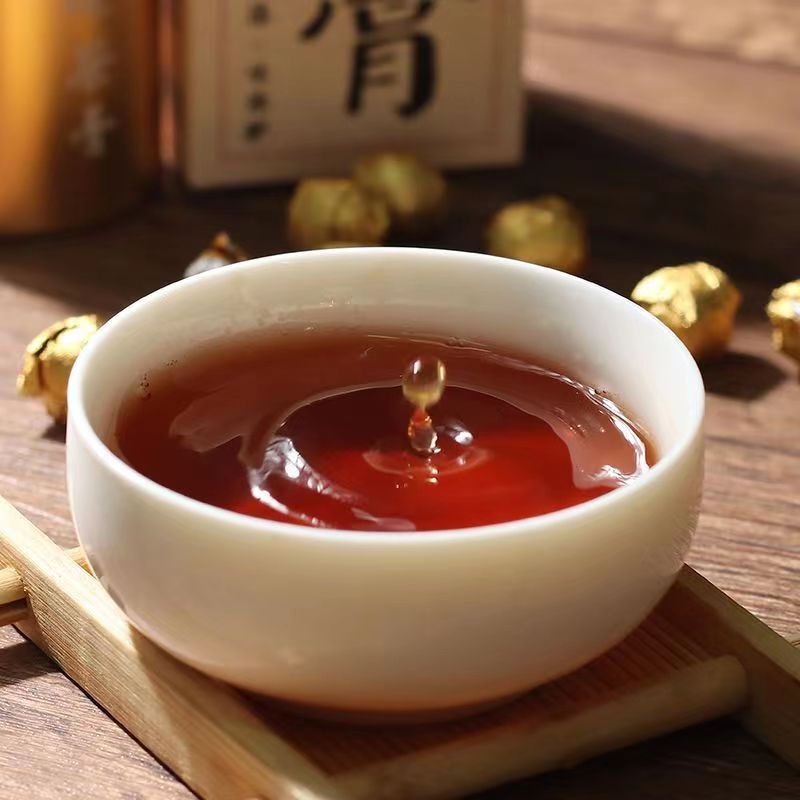 30g Yunnan Pu-erh Ripe Tea Cream Portable Puerh Cooked Tea Pu’er Black Tea Ball