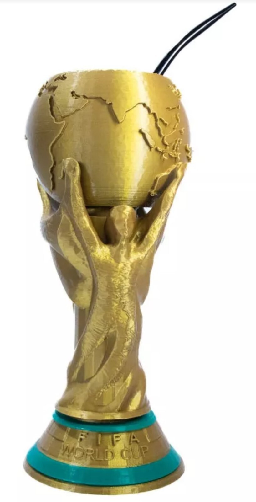 Mate Copa Del Mundo. 3D Pla. World Cup. Qatar. Mundial Futbol. Messi Argentina