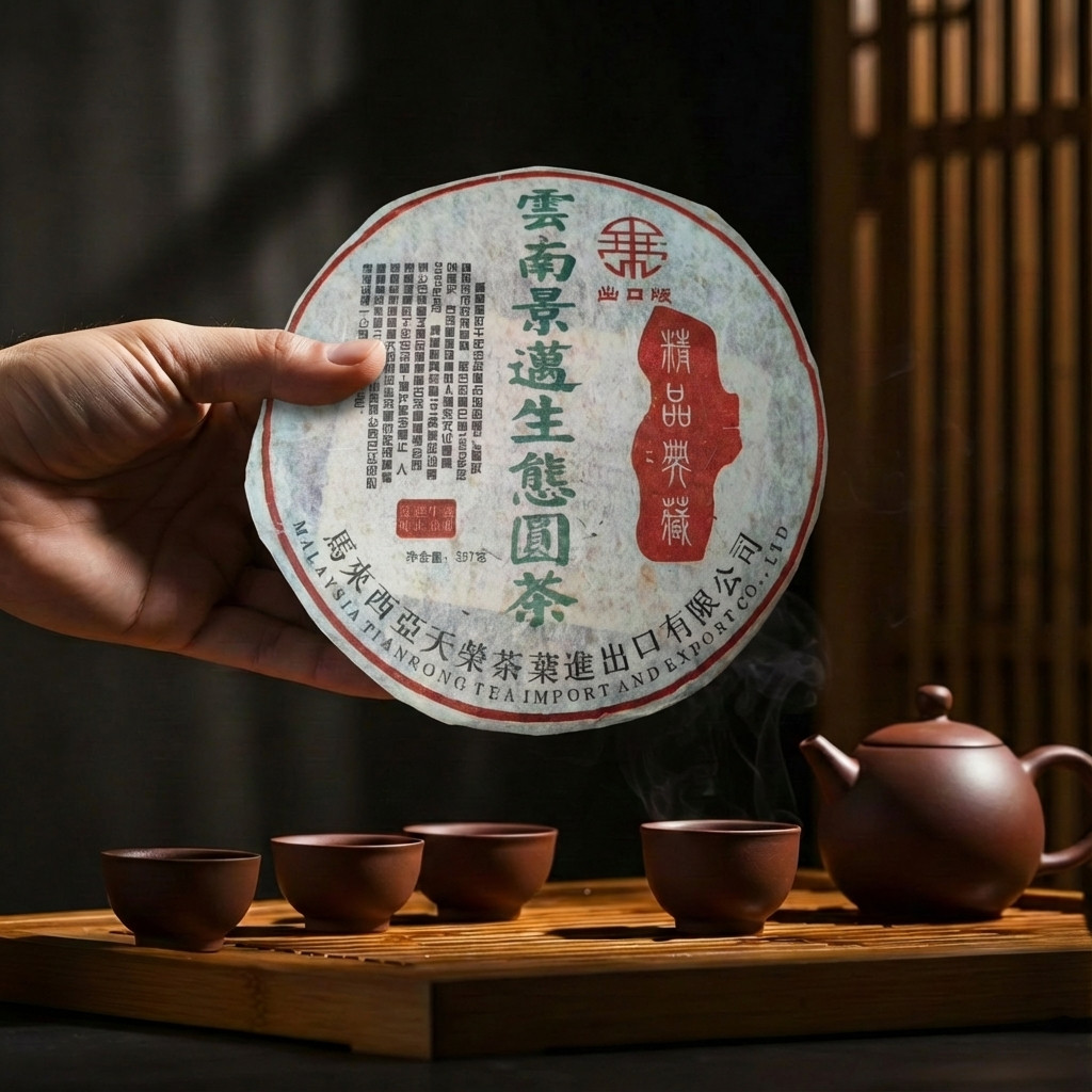 2003 Aged Raw Pu-erh Tea Cake (357g) – Premium Jingmai Ancient Tree