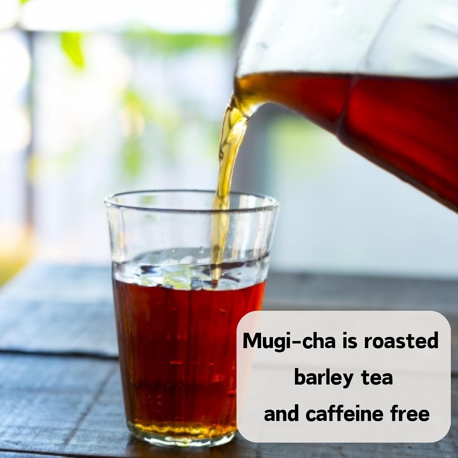 Mugi-cha Barley Tea 32 Tea Bags Caffeine Japanese Origin Individually Wrapped