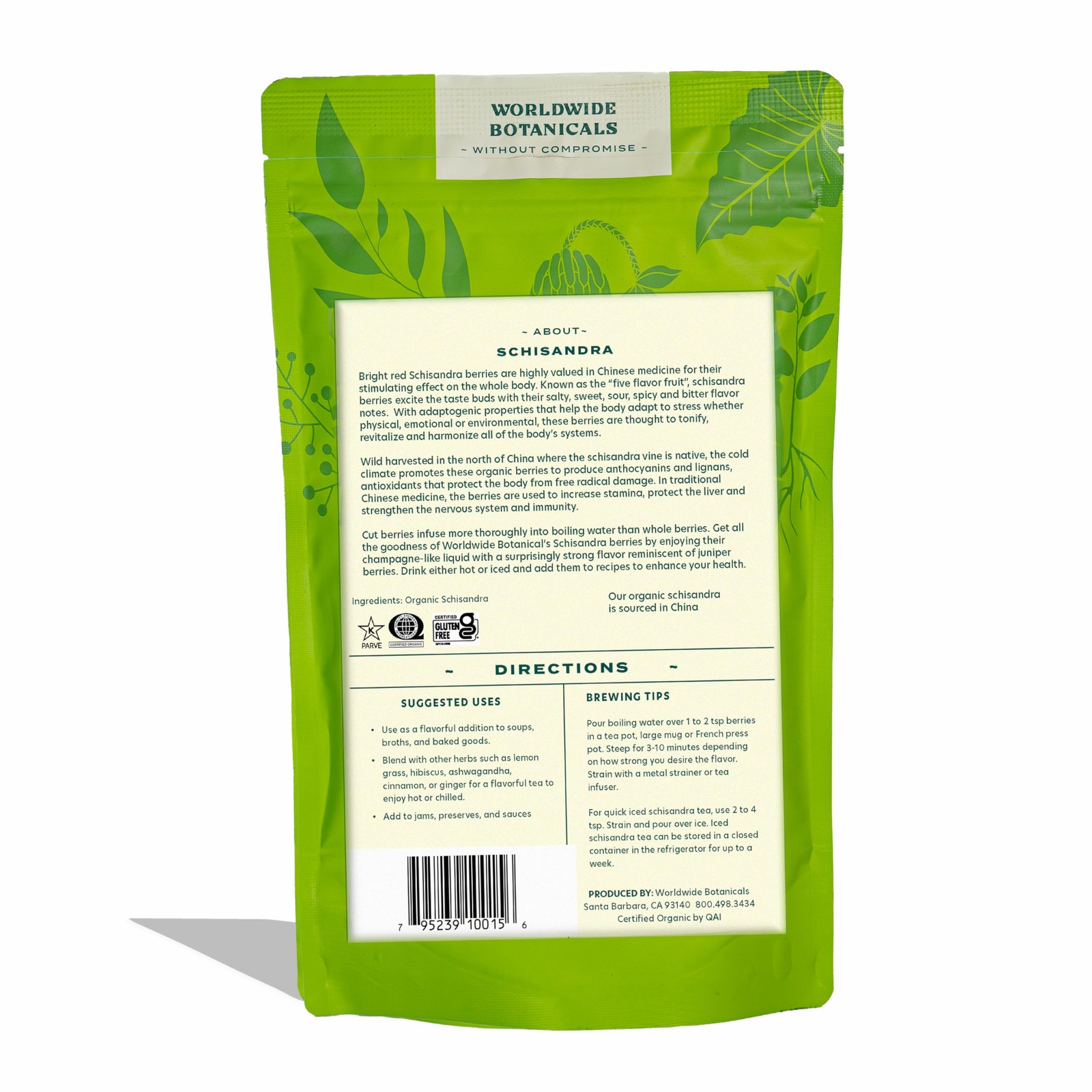 Organic Schisandra Berries, 1lb, tea cut for best infusion. 100% Schisandra c…
