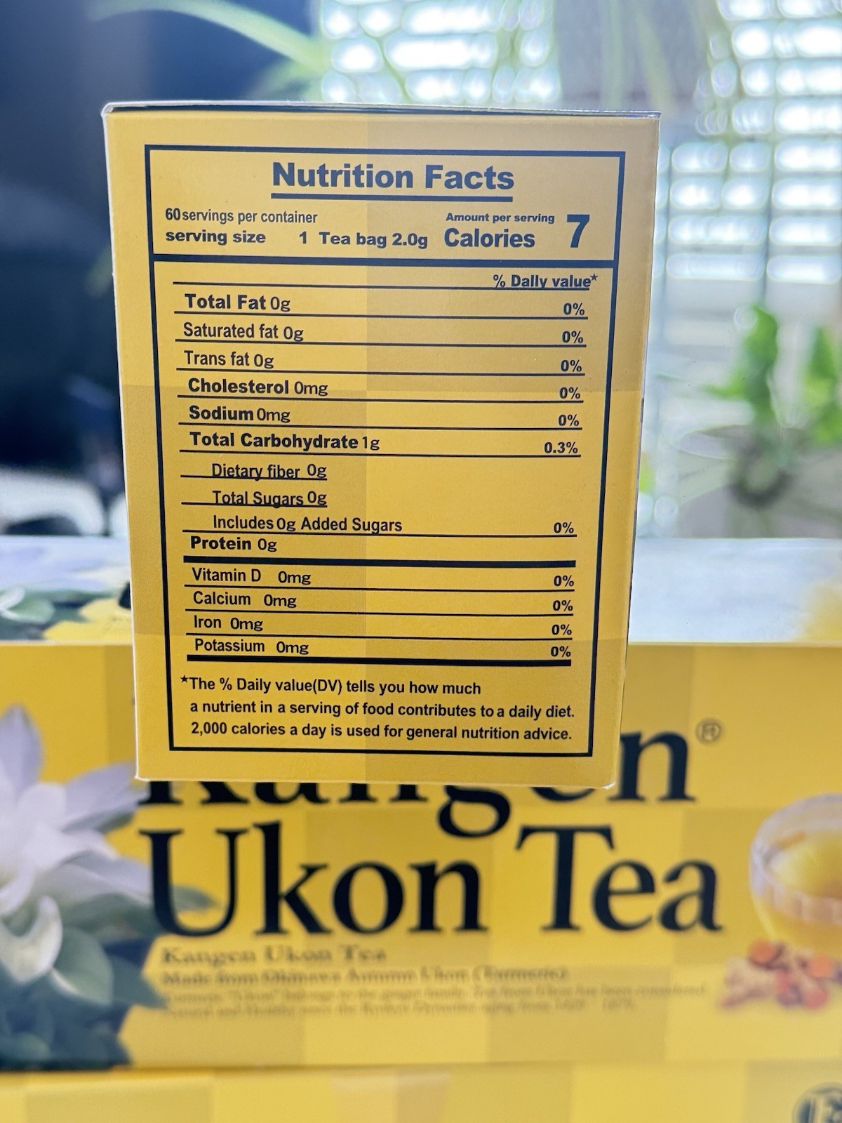 Kangen Ukon Turmeric Tea 60 Bags 100% Organic by Enagic Sealed