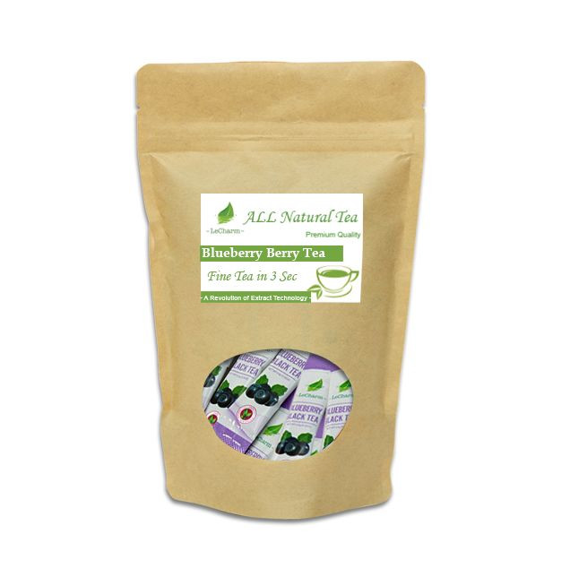 Lecharm Blueberry Black Tea Extract 80 Sachets Pack