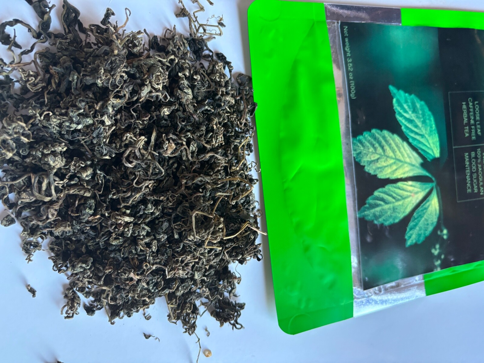 Jiaogulan Herbal Tea – Gynostemma – 150.252 grams per bag x 4 bags