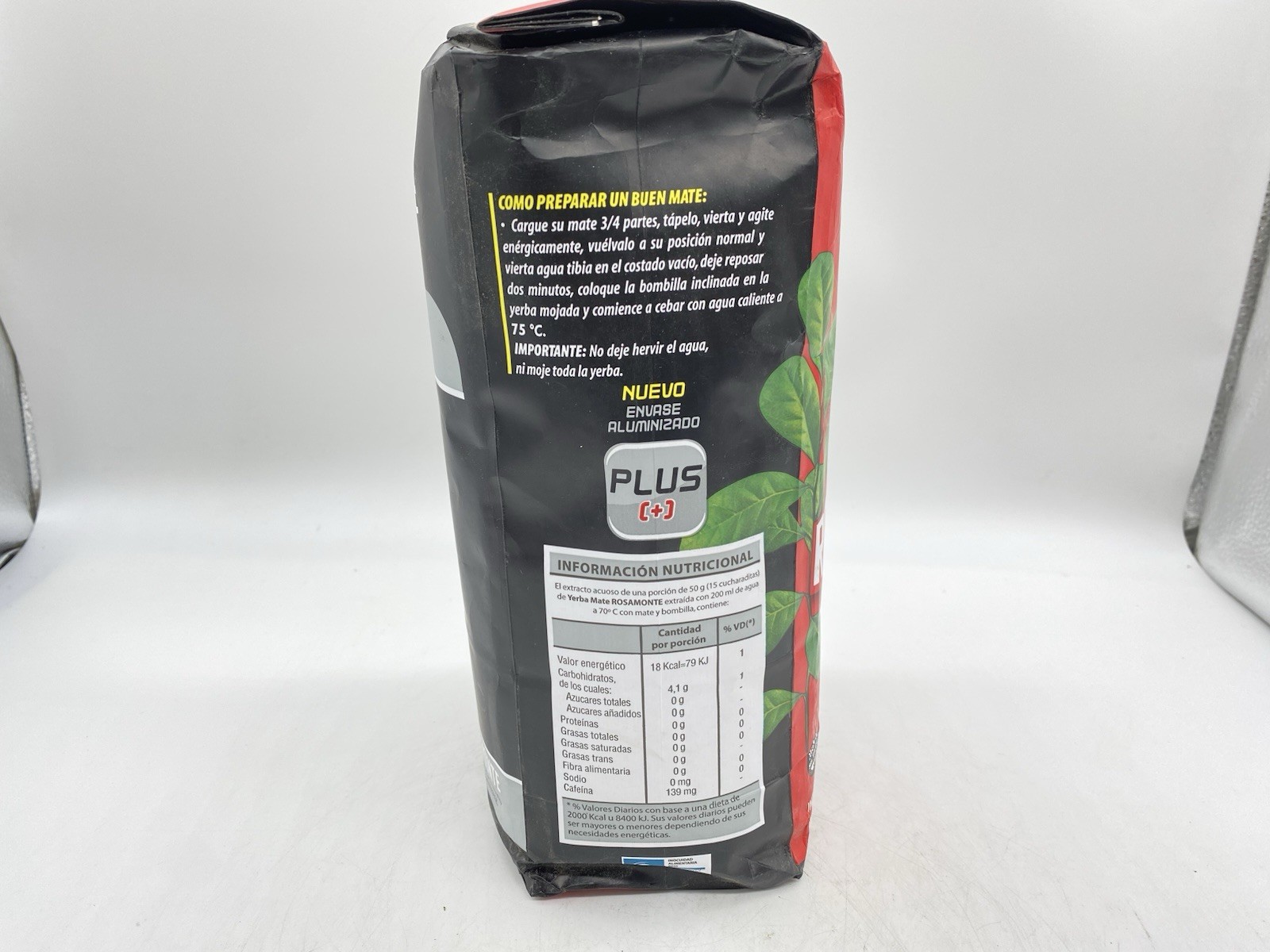 Yerba Mate Tea 2.2 lbs 1 kilo BB:07/26