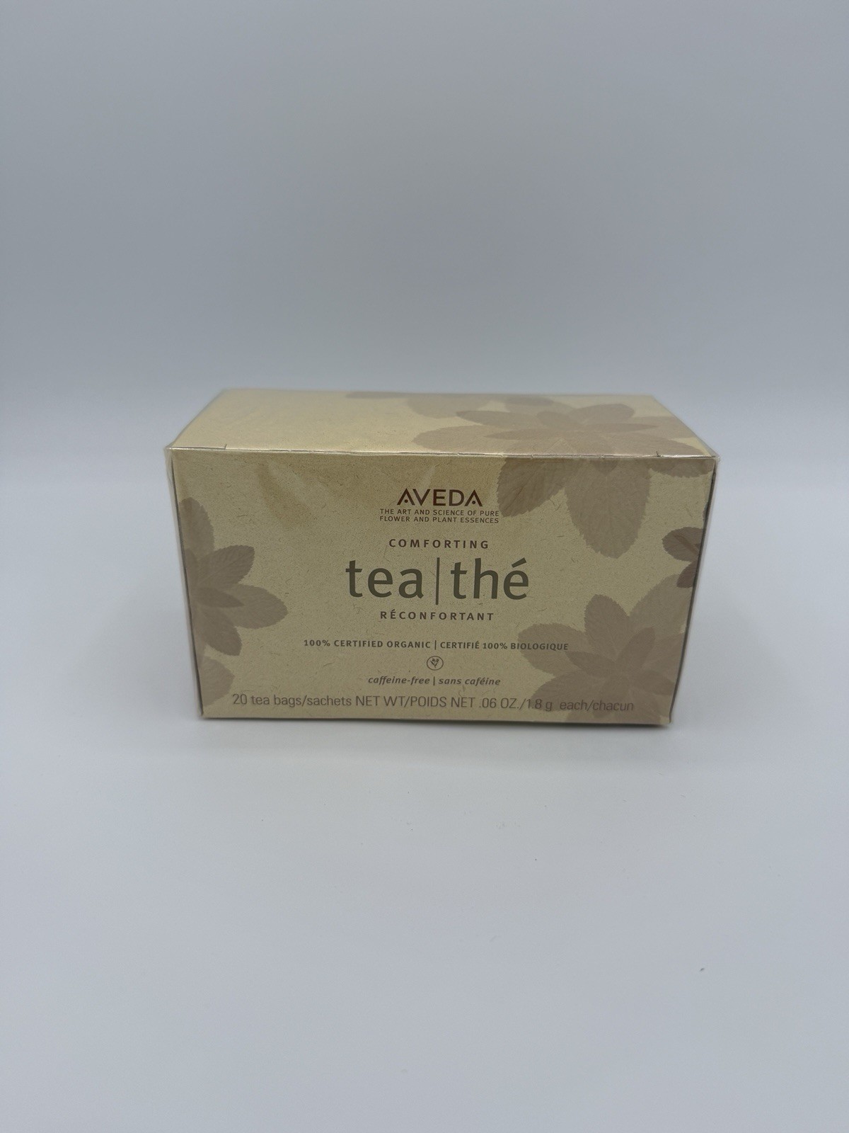 Aveda Comforting Herbal Tea Tisane Caffeine-Free Organic 20 Sachets Bags SEALED