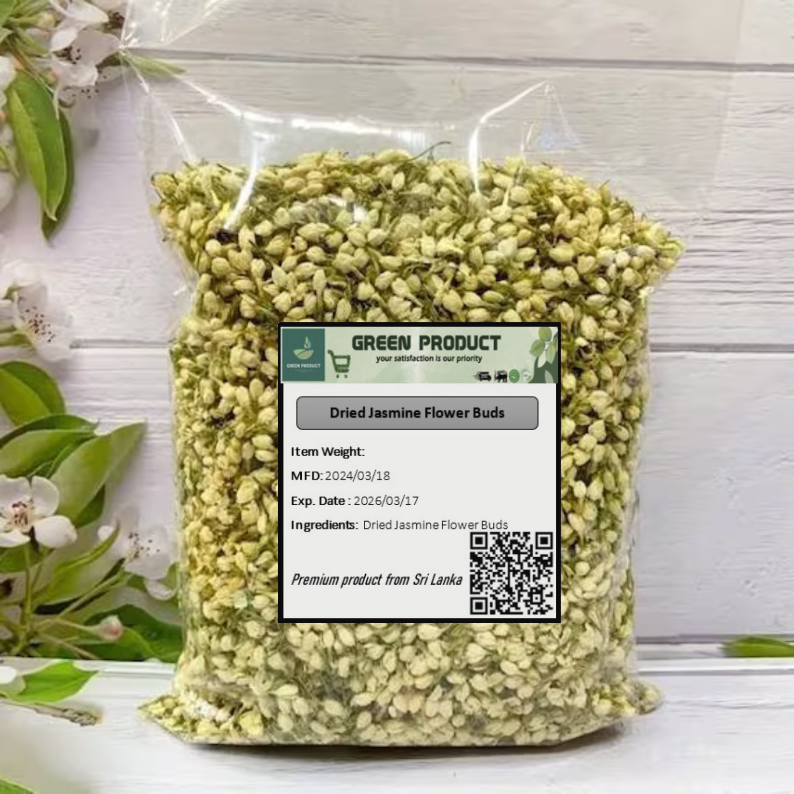 Jasmine Flower Buds Dried | Organic Herbal Tea | Fragrant Natural | Aromatic