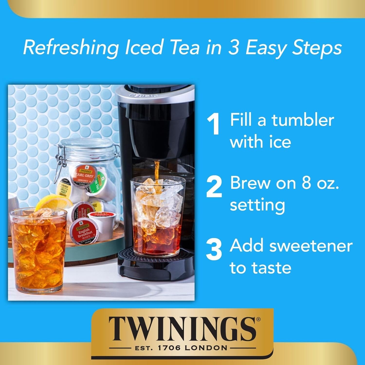 Twinings of London PURE GREEN TEA 12 Count K-Cup Pods Keurig ** BB 5/2027 **