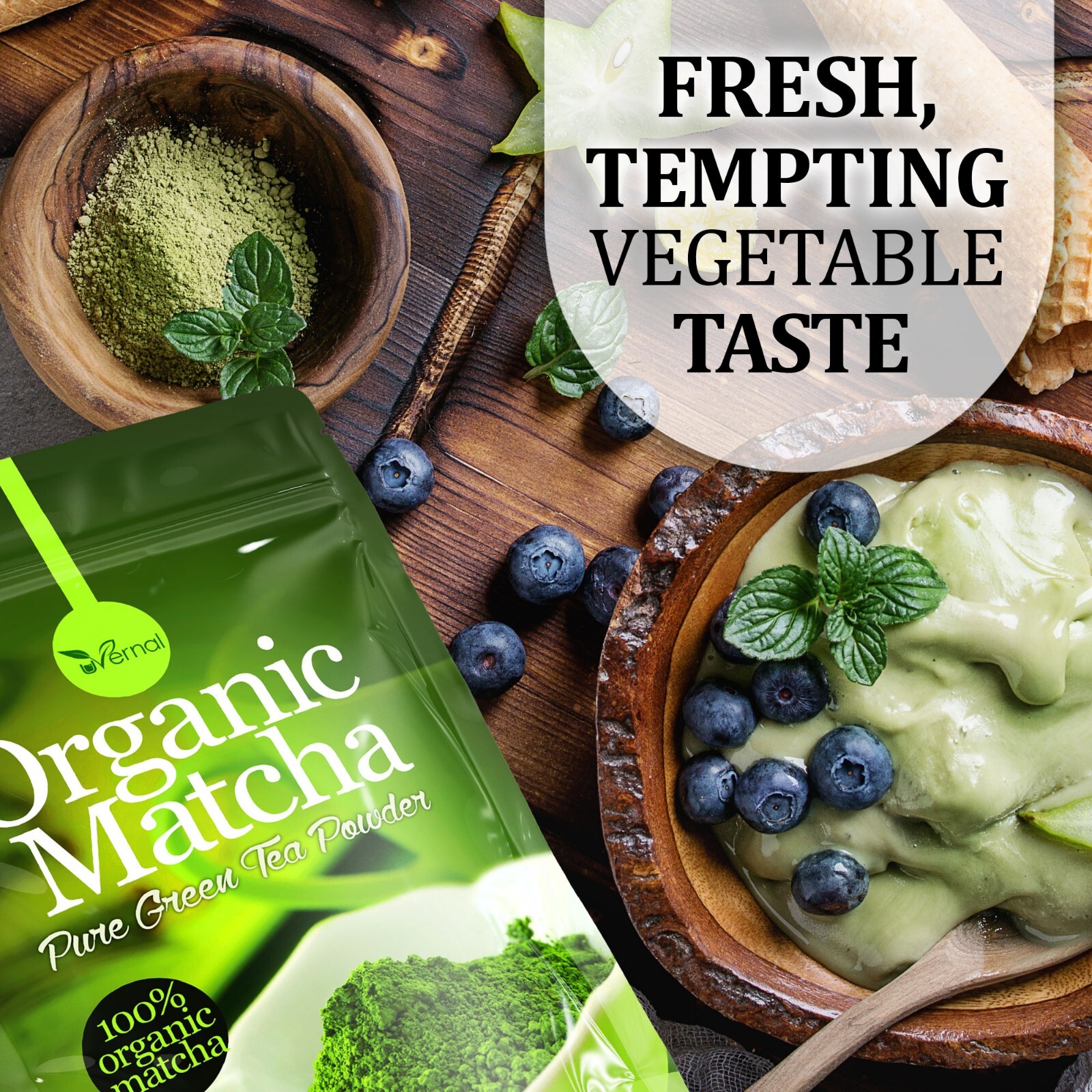 10 PACK Organic Matcha Green Tea Powder (4 Oz) – 100% Pure Easy to Mix