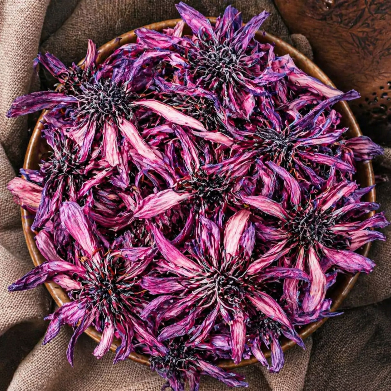 25g Dried Red Lotus Flowers 100% Organic Nymphaea Rubra Flowers