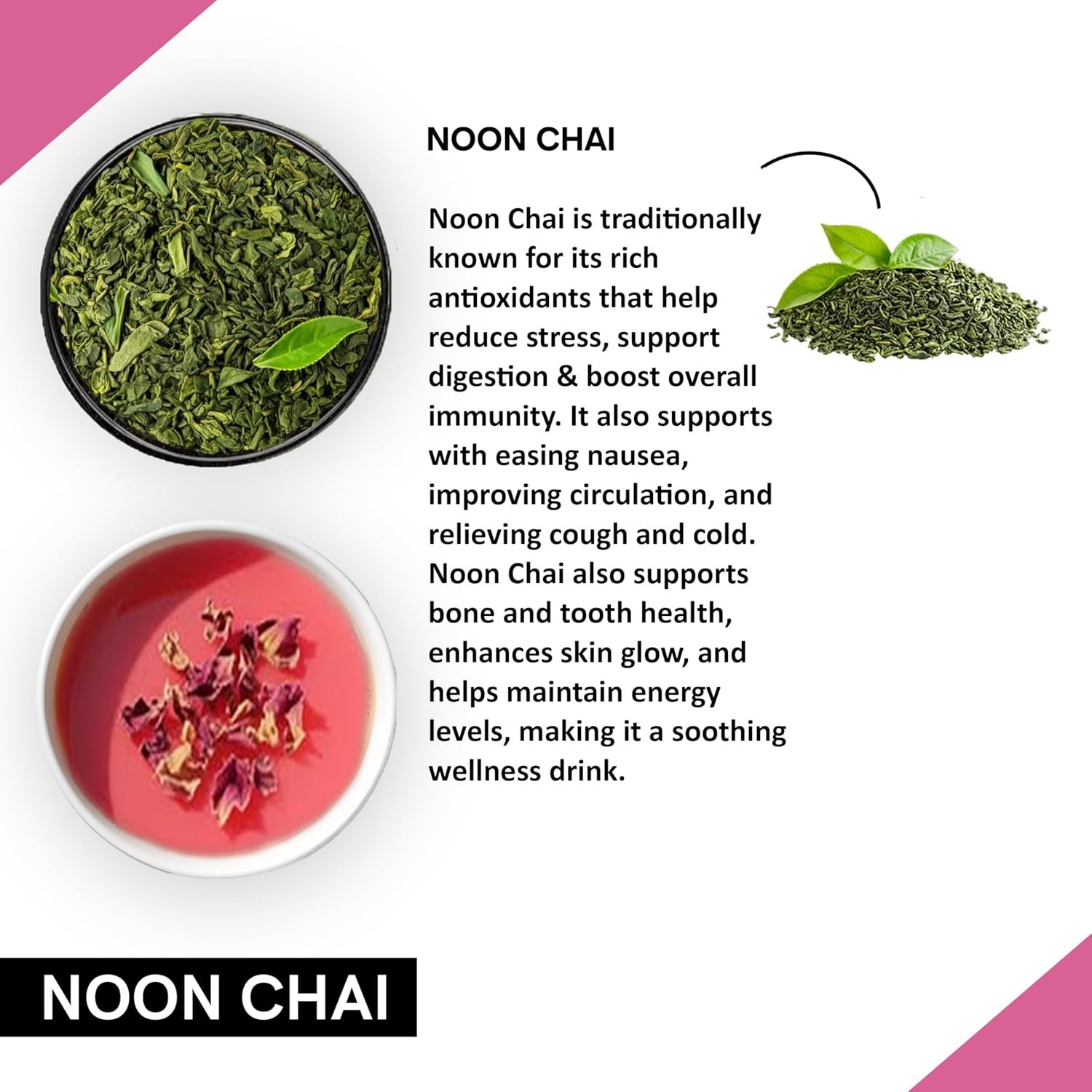 TEACURRY Noon Chai (Kashmiri Pink Tea) – Premium Kashmiri Leaf Tea | 50g