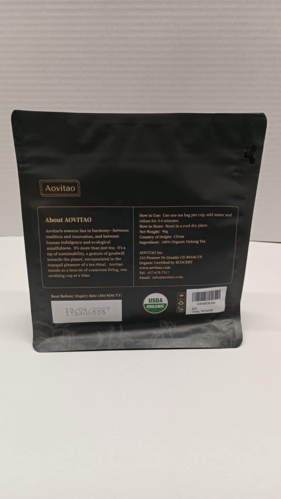 Aovitao Organic Oolong Tea 100% USDA Organic