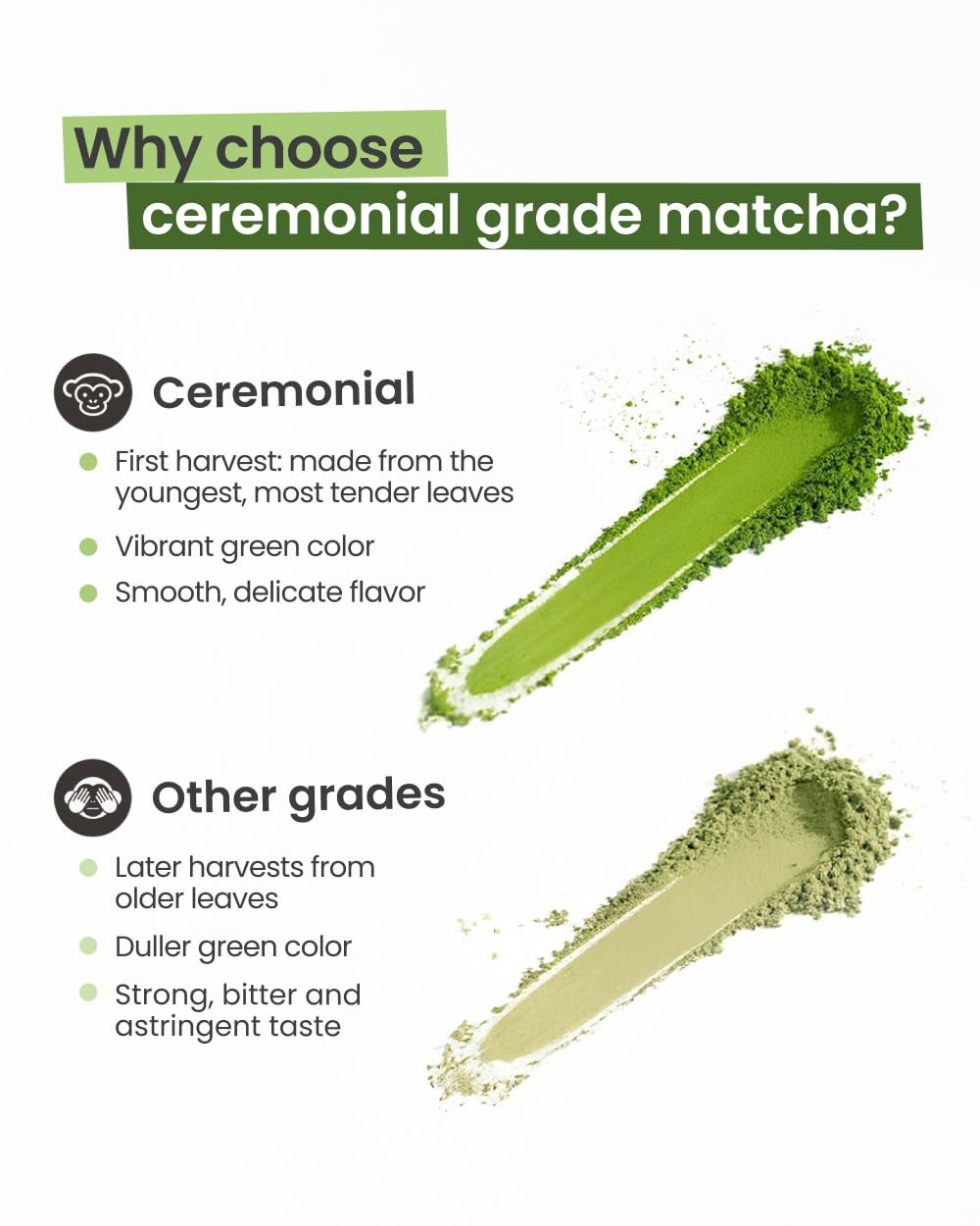 Matcha Green Tea Powder | Regular 50g Jars [Packs Of 2] | Ceremonial Grade Fr…