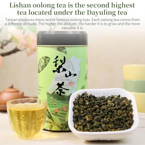 XIXICHA Taiwan Lishan High Mountain Oolong Loose Leaf Tea 5.3oz/150g