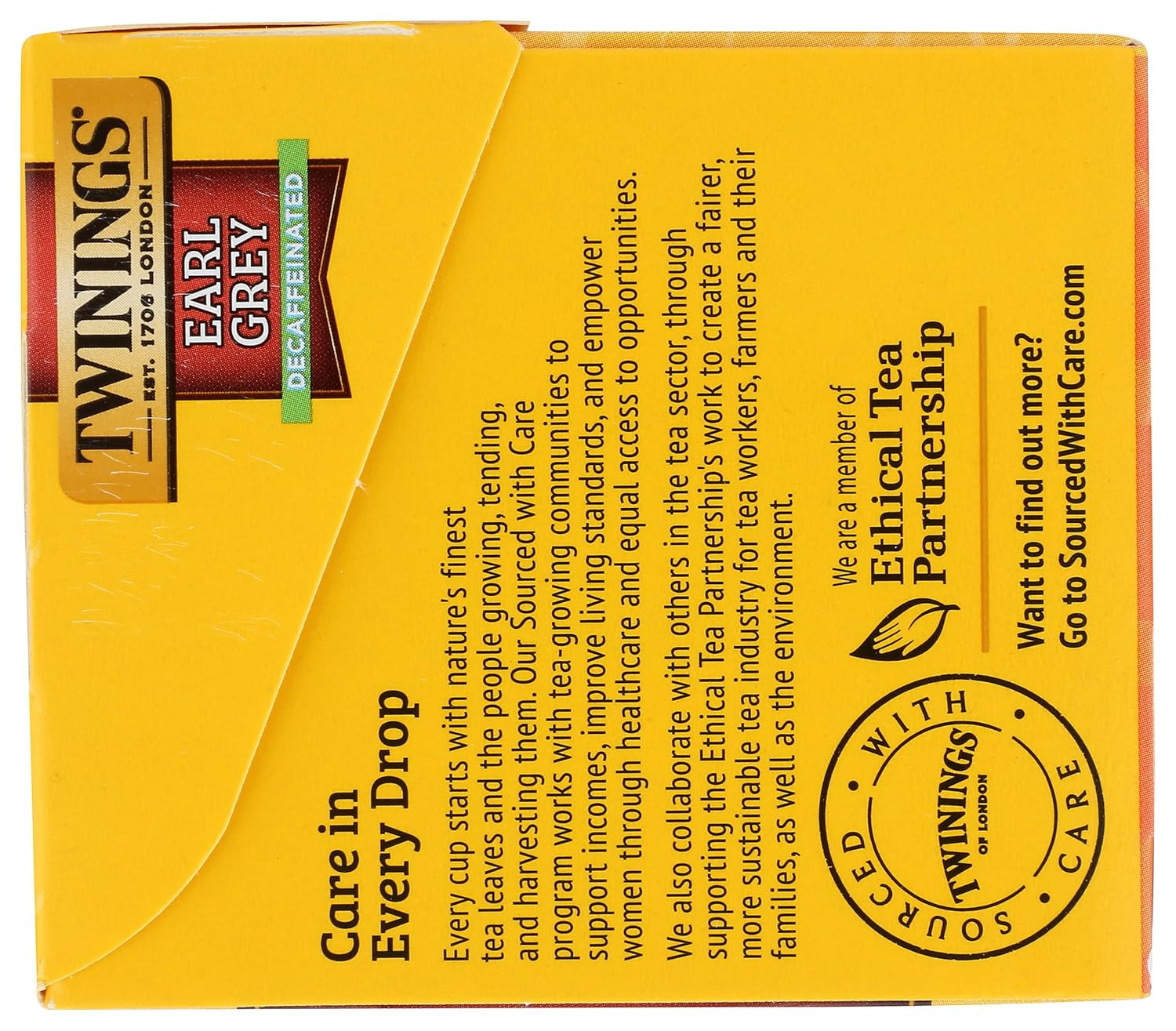 TWININGS TEA, TEA,DECAF,EARL GREY 20 BAG