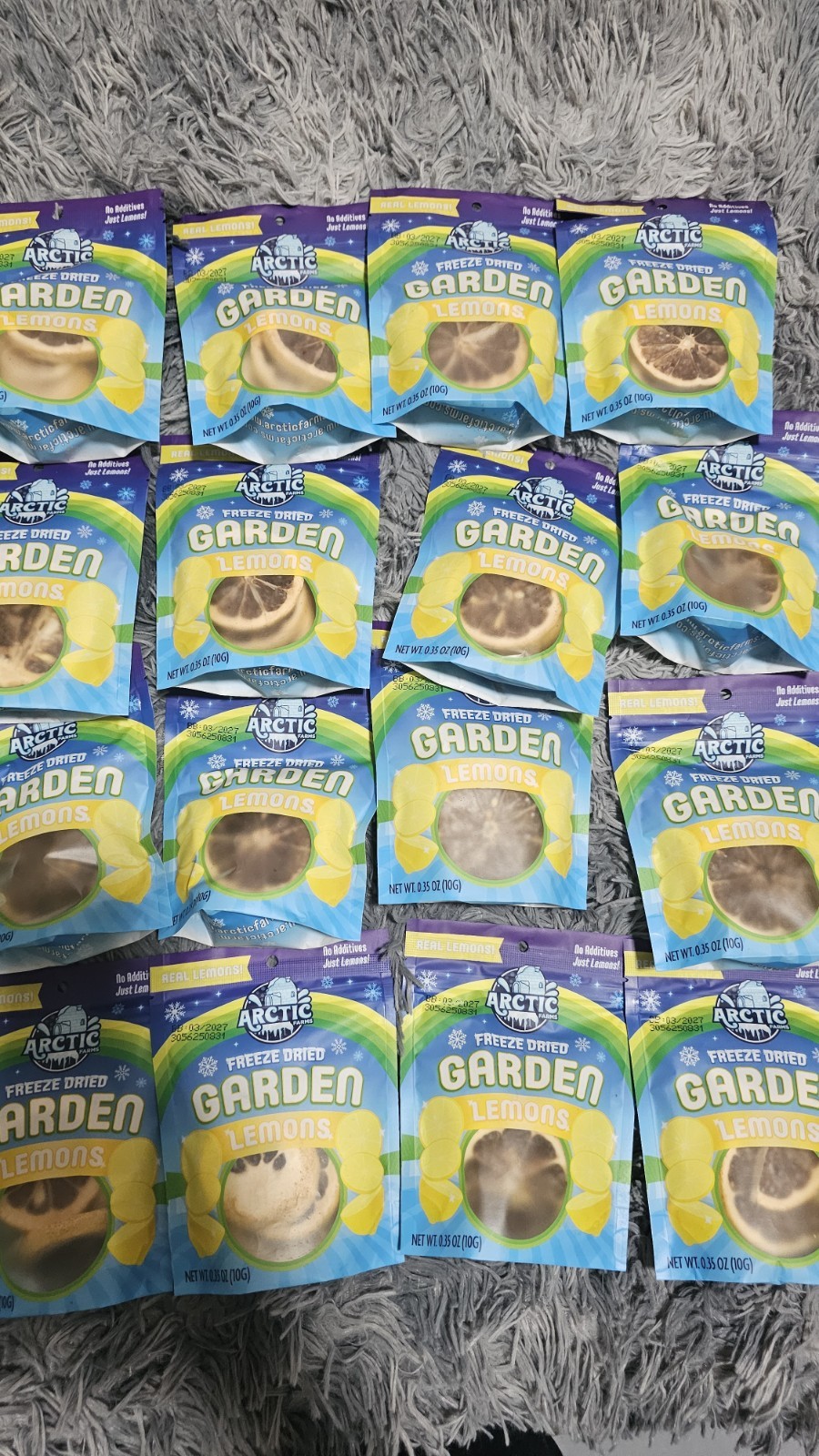 Arctic Farms Freeze-Dried Lemon Slices (24-Packs) 0.35oz