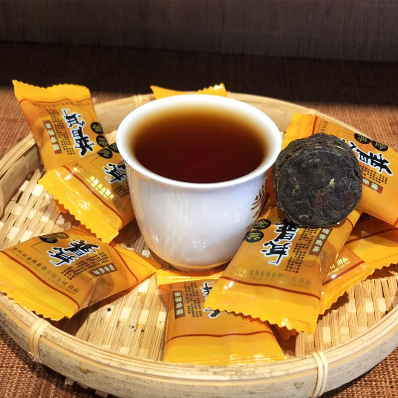 Yunnan Sticky Rice Pu Erh Tea (Nuo Mi Xiang Cha) Ripe Pu’er Puer Mini Cake 500g