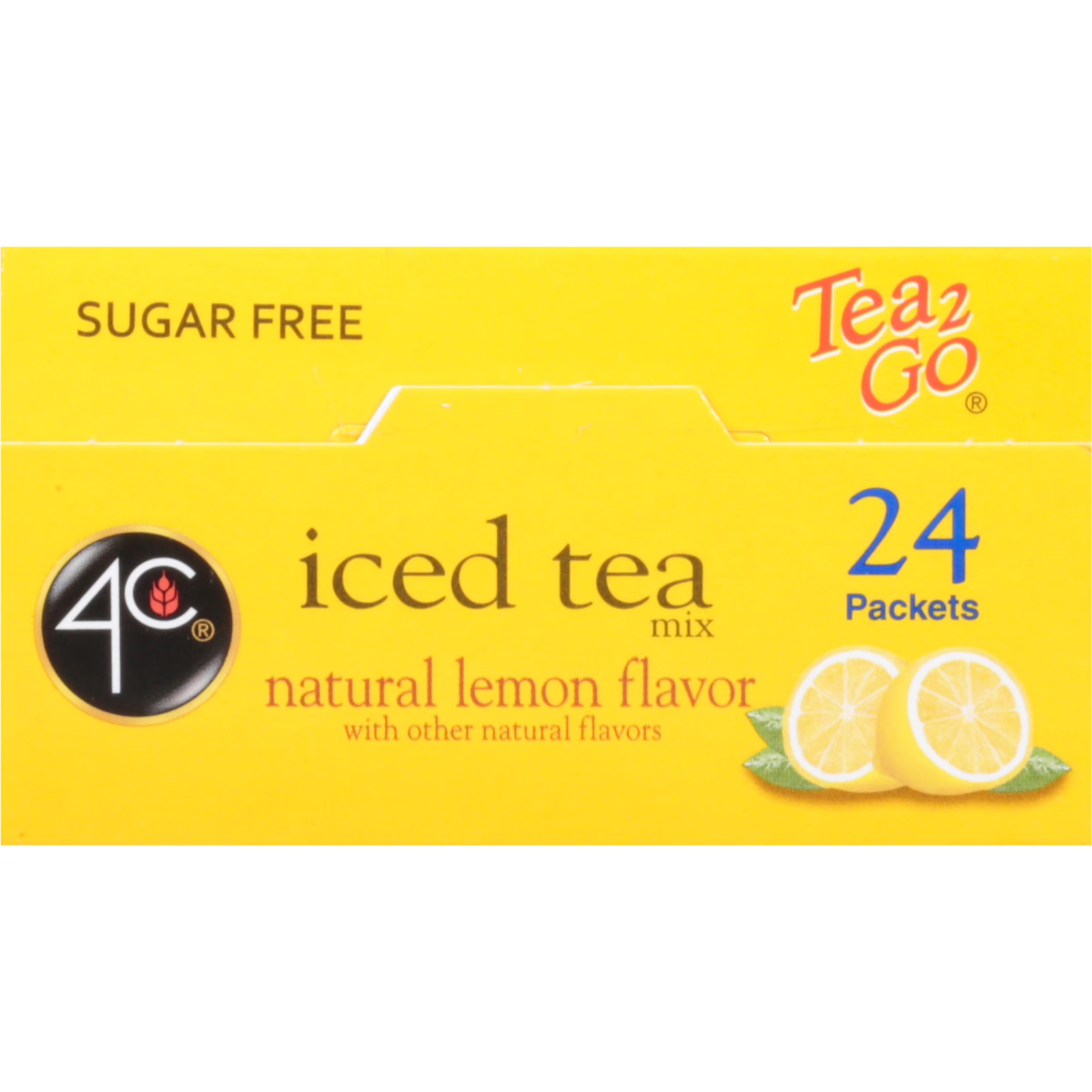 4C Totally Light Natural Lemon Iced Tea Mix, 24Ct