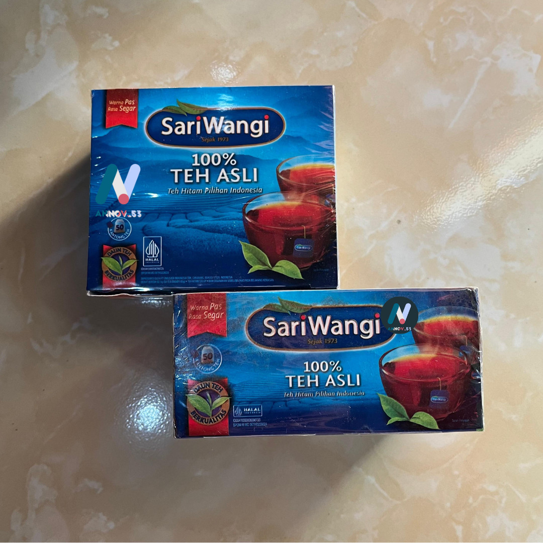 SARIWANGI Premium Black Tea Original Natural Indonesian Fragrance Legendary 2PAX