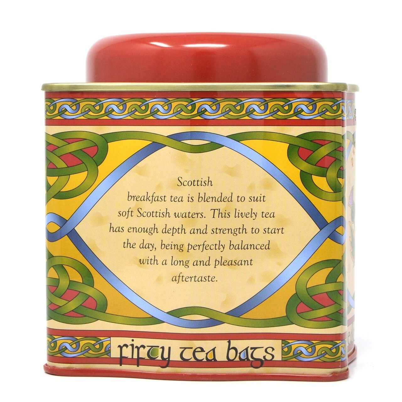 Royal Tara Breakfast Tea- Scottish Weave Tin 50 Tea Bags