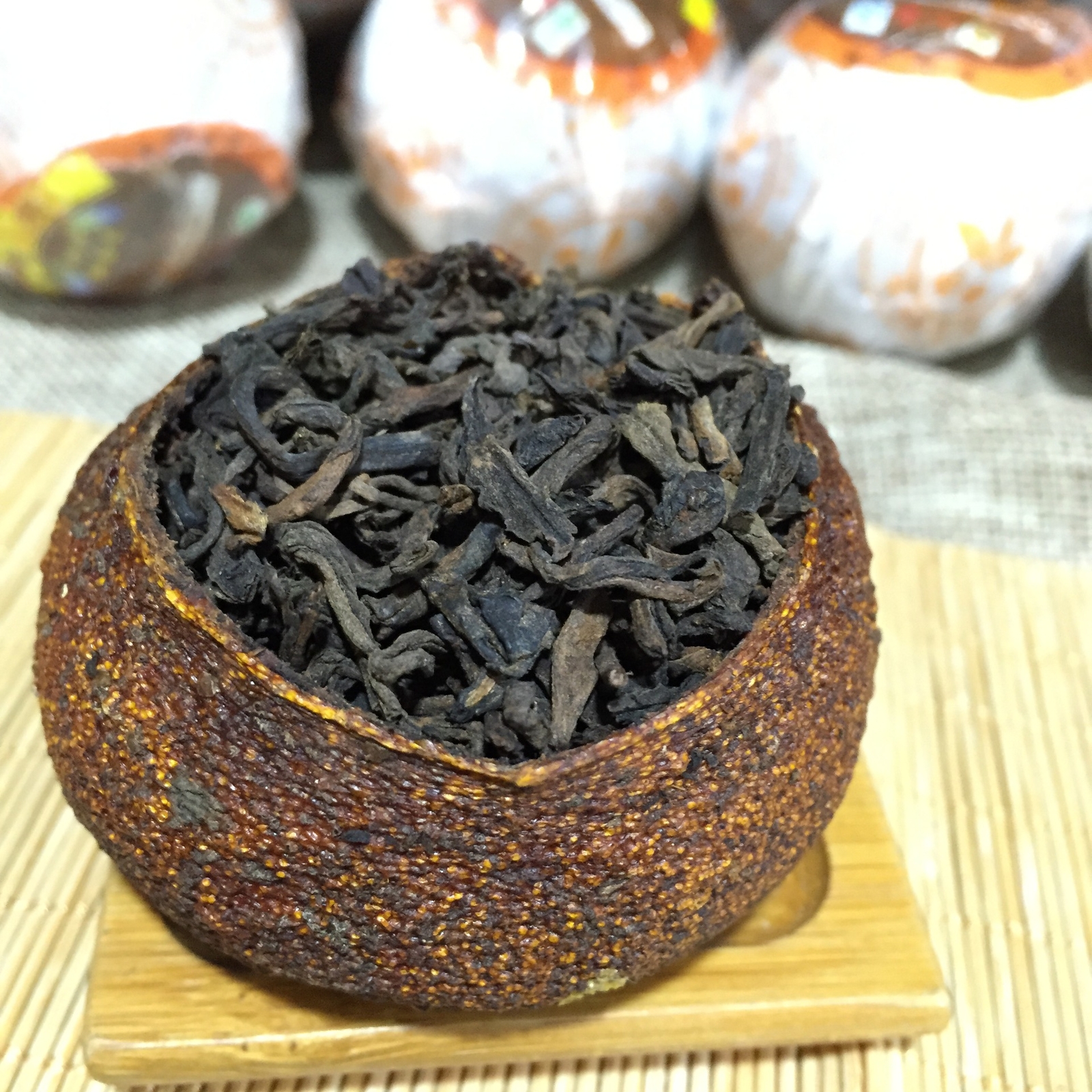 Aged Orange Puer Tea 312 Jujube Fragrance Xinhui Chenpi Pu’er Cooked Loose Tea