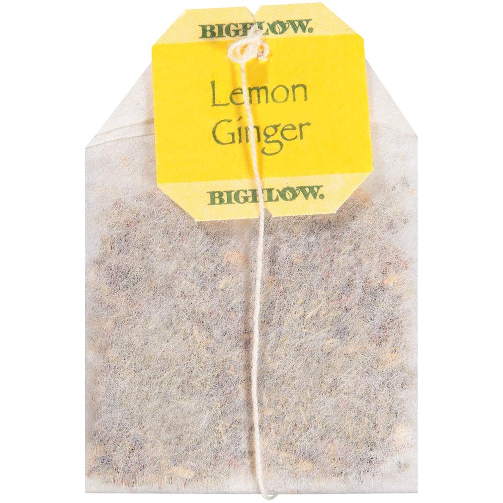 Bigelow Lemon Ginger Herbal Tea Bags 28Count Box Pack of 1 Lemon Ginger Tea B…
