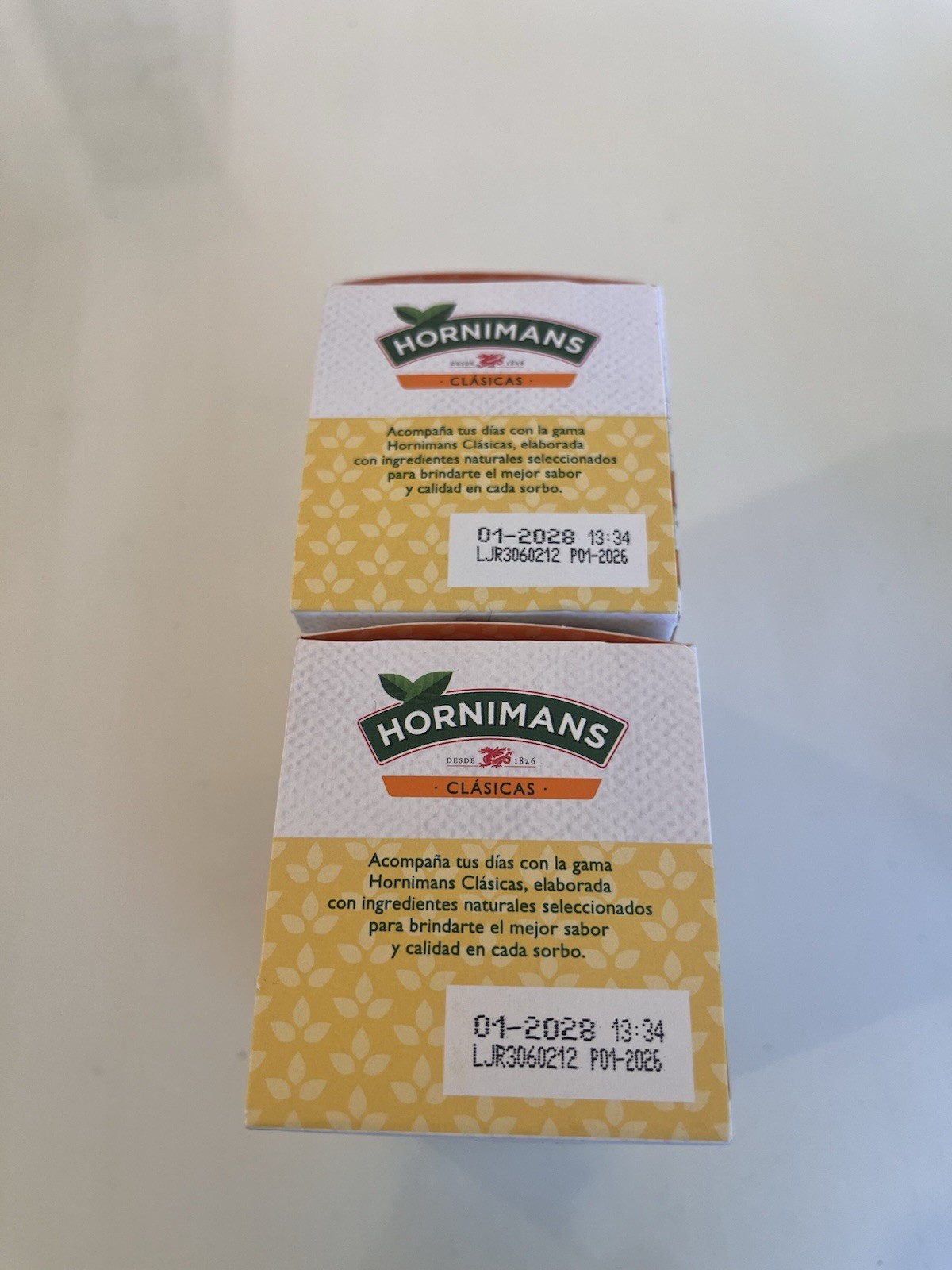 Manzanilla Con Miel Tea 100% Natural 25 Bags Per Box