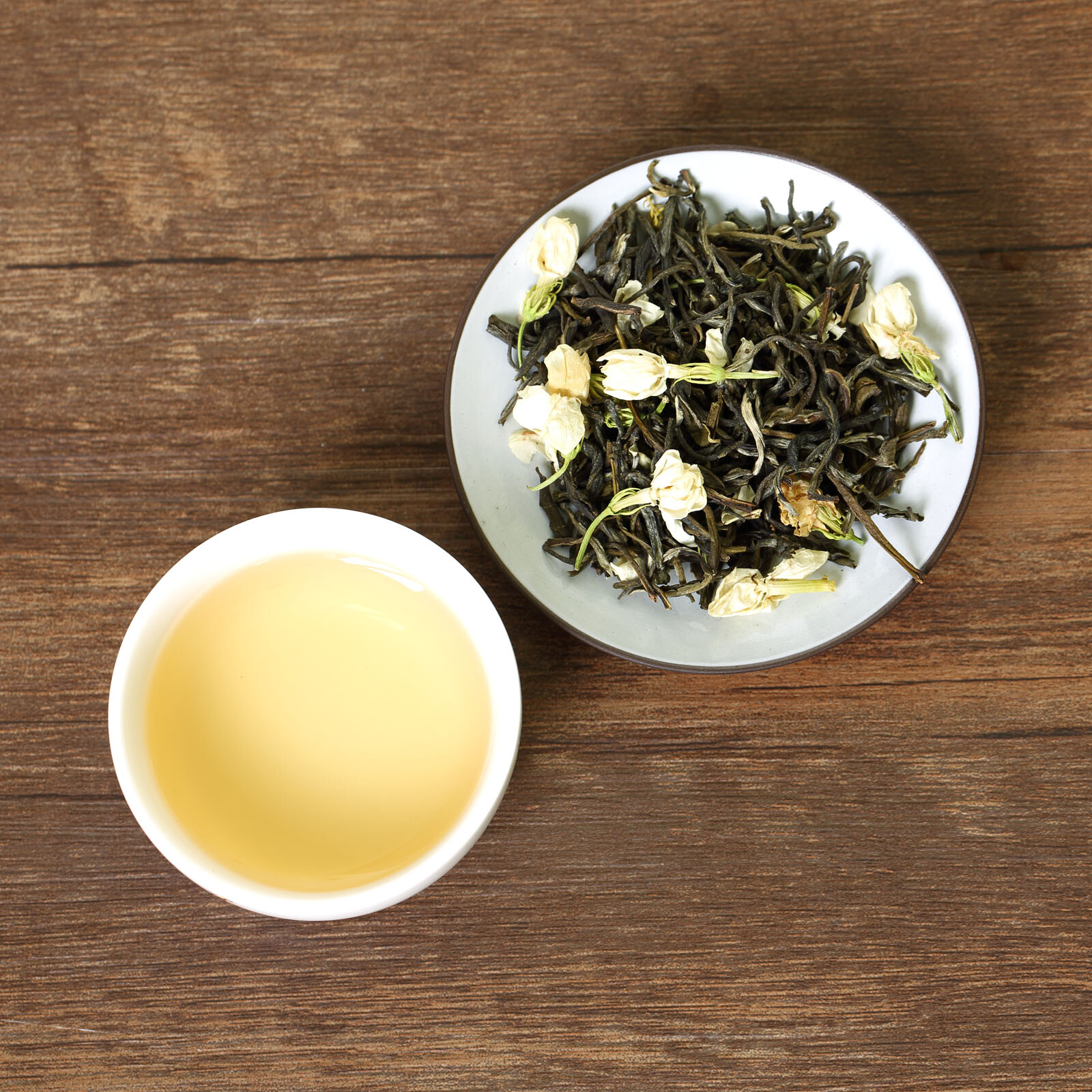 GOARTEA Premium Fujian Jasmine Silver Green Tea Chinese Loose Leaf Yin Hao Tip